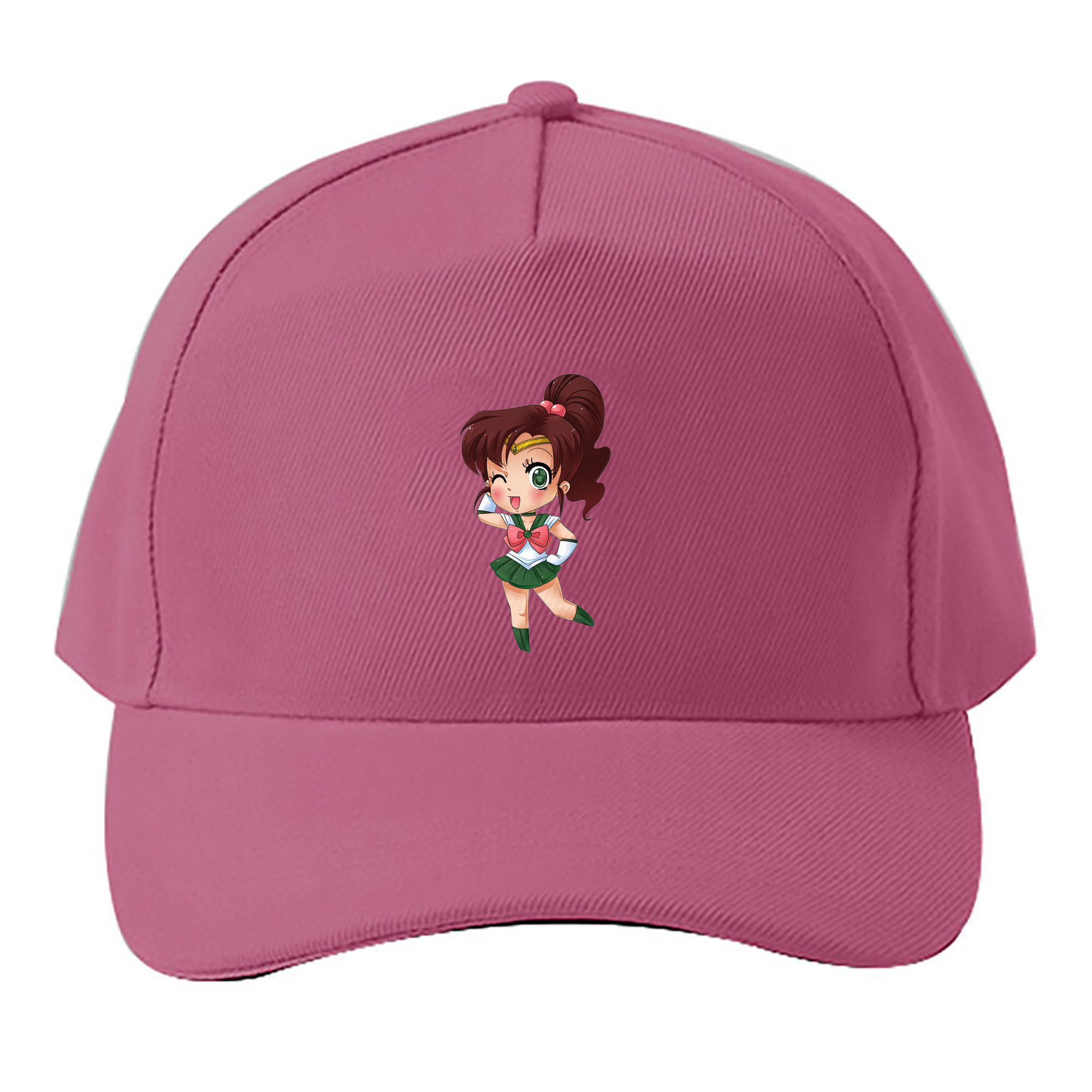 （画像用） 美少女戦士セーラームーン 木野 まこと きの まこと Sailor Moon Kino Makoto （セーラージュピター；Sailor Jupiter） ベースボールキャップ 綿100％ 男女兼用 帽子 スポーツ
